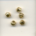 ROUND BELL 20 MM 6PCS GOLD 